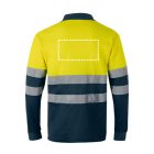 VL PLUTO. Kéttónusú piqué pólóing (150g/m²), hosszú ujjú, pamut (55%) és poliészter (45%) - XL