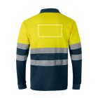 VL PLUTO LARGE. Kéttónusú piqué pólóing (150g/m²), hosszú ujjú, pamut (55%) és poliészter (45%) - 4XL