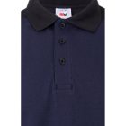 VL VELES. Kéttónusú, sztreccs piqué pólóing (200g/m²), rövid ujjú, poliészterből (96%) és elasztánból (4%) - 2XL