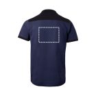 VL VELES. Kéttónusú, sztreccs piqué pólóing (200g/m²), rövid ujjú, poliészterből (96%) és elasztánból (4%) - 2XL