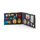 PIN & DOMING SHOWCASE. 2 az 1-ben kitűző és doming bemutató készlet