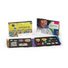 PIN & DOMING SHOWCASE. 2 az 1-ben kitűző és doming bemutató készlet