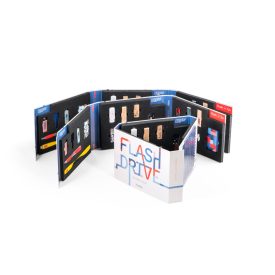   FLASH DRIVE SHOWCASE. Emblémázott pendrive bemutató készlet