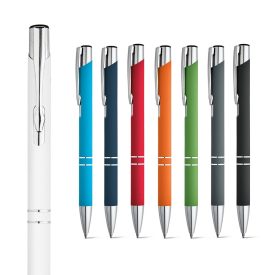 BETA SOFT. Golyóstoll alumínium és gumi kivitelben