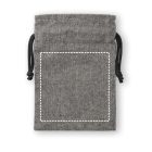 GIBRALTAR. ÚÚjrahasznosított pamut ajándéktáska (70%), poliészterből (30% rPET) (140 g/m²)