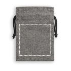 GIBRALTAR. ÚÚjrahasznosított pamut ajándéktáska (70%), poliészterből (30% rPET) (140 g/m²)