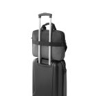 GENOA. Párnázott laptop táska 600D nagy denzitású újrahasznosított poliészterből 15"