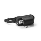 DELFOS POUCH. 300D újrahasznosított poliészterből és 600D újrahasznosított poliészterből övtáska fényvisszaverő elemekkel