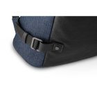 DIVERGENT BACKPACK I. Laptop hátizsák 15'6'' méretig farmer és PU anyagból