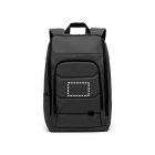 TOULON. Nagy sűrűségű 600D újrahasznosított poliészterből anyagból készült notebook hátizsák vízálló kivitelben 16"