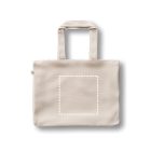 PARMA. Pamut (50%), újrahasznosított pamut (30%) és poliészter (20% r PET) táska (280 g/m²)