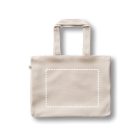 PARMA. Pamut (50%), újrahasznosított pamut (30%) és poliészter (20% r PET) táska (280 g/m²)