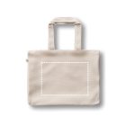 PARMA. Pamut (50%), újrahasznosított pamut (30%) és poliészter (20% r PET) táska (280 g/m²)