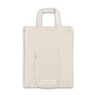 BEIRUT. Összecsukható táska pamutból (50%), újrahasznosított pamutból (30%) és poliészterből (20% rPET) (140 g/m²)