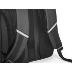 KAMPALA. Laptop hátizsák 900D, nagy sűrűségű újrahasznosított poliészterből, vízálló bevonattal és 210D újrahasznosított poliészter béléssel 17'3"