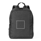 GIJON. Laptophátizsák 600D újrahasznosított nagy sűrűségű poliészterből és 210D újrahasznosított poliészter béléssel