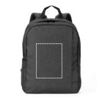 GIJON. Laptophátizsák 600D újrahasznosított nagy sűrűségű poliészterből és 210D újrahasznosított poliészter béléssel