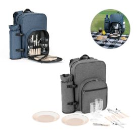   WHITSUNDAY. 600D nagy sűrűségű újrahasznosított poliészter piknik hűtő hátizsák