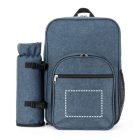 WHITSUNDAY. 600D nagy sűrűségű újrahasznosított poliészter piknik hűtő hátizsák