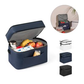   CANCUN LARGE. Thermotáska 600D, újrahasznosított poliészterből, állítható hevederes pánttal 14 L