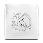 DRAWS. Gyerek zsinóros táska színezéshez (80 g/m²)