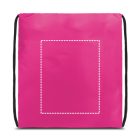 CARNABY. 210D hátizsákos táska fekete zsinórral