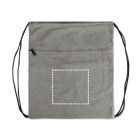 CHANCERY. Újrahasznosított pamut (70%) húzózsinóros tornazsák (140 g/m²)