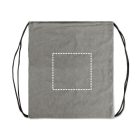 CHANCERY. Újrahasznosított pamut (70%) húzózsinóros tornazsák (140 g/m²)