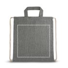 RISSANI. Tornazsák újrahasznosított pamuttal (70%) és poliészter (30% rPET) (140 g/m²)