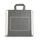 RISSANI. Tornazsák újrahasznosított pamuttal (70%) és poliészter (30% rPET) (140 g/m²)