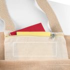 PADOVA. Juco (275 g/m²) táska belső zsebbel 100% pamutból (120 g/m²)