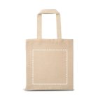 PADOVA. Juco (275 g/m²) táska belső zsebbel 100% pamutból (120 g/m²)