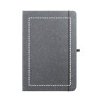 MATISSE. Bőrből merev borítóva (70% újrahasznosított) készült A5-ös jegyzetfüzet, bélelt lapokkal