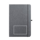 MATISSE. Bőrből merev borítóva (70% újrahasznosított) készült A5-ös jegyzetfüzet, bélelt lapokkal