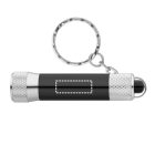 LERGAN. Alumínium kulcstartó 3 LED-es zseblámpával