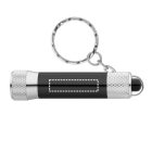 LERGAN. Alumínium kulcstartó 3 LED-es zseblámpával