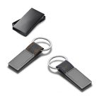 BALE. Fém és PU, kerek kulcstartó