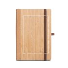 ORWELL. A5 noteszgép, bambuszból és parafából készült lapokkal, bélelt lapokkal