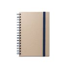 PROUST. A5-ös jegyzetfüzet gyűrűkkel, kemény borítóval, cukornádpapírból (80% cukornádpép) és cukornádpapírral, sima