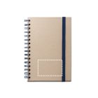 PROUST. A5-ös jegyzetfüzet gyűrűkkel, kemény borítóval, cukornádpapírból (80% cukornádpép) és cukornádpapírral, sima