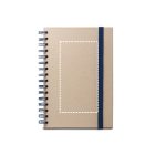 PROUST. A5-ös jegyzetfüzet gyűrűkkel, kemény borítóval, cukornádpapírból (80% cukornádpép) és cukornádpapírral, sima