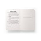 ORGANIC SEMI-RIGID. A5-ös jegyzetfüzet organikus elefánttrágyából készült félmerev borítással (80%)