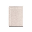 ORGANIC SEMI-RIGID. A5-ös jegyzetfüzet organikus elefánttrágyából készült félmerev borítással (80%)