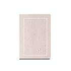 ORGANIC SEMI-RIGID. A5-ös jegyzetfüzet organikus elefánttrágyából készült félmerev borítással (80%)