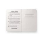 TEAPAD SEMI-RIGID. A5-ös jegyzetfüzet tealevél hulladékból készült félkemény borítással (65%)