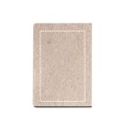 TEAPAD SEMI-RIGID. A5-ös jegyzetfüzet tealevél hulladékból készült félkemény borítással (65%)