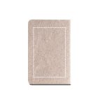 TEAPAD SOFT. A6-os jegyzetfüzet tealevél hulladékból készült rugalmas borítással (65%)