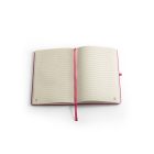 ANNE. A5-ös jegyzetfüzet újrahasznosított poliészterből (100% rPET), vonalazott oldalakkal