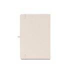 ANNE. A5-ös jegyzetfüzet újrahasznosított poliészterből (100% rPET), vonalazott oldalakkal