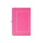 ANNE. A5-ös jegyzetfüzet újrahasznosított poliészterből (100% rPET), vonalazott oldalakkal